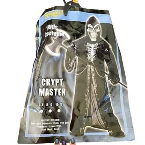Crypt Master Halloween Costume Child Small Boy Spirit California Costumes 6-8